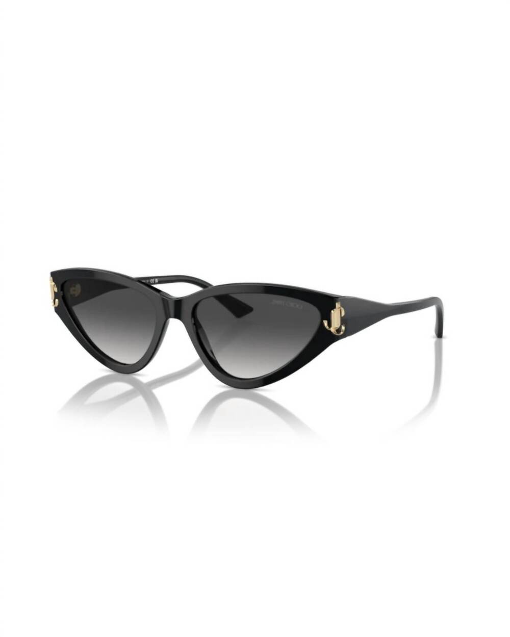 NEW JIMMY CHOO women's cat eye sunglasses in black
